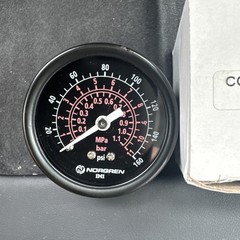 1PC NORGREN INC. 18-015-204 Pressure Gauge, 0-160 PSI
