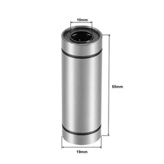 LM10UU Extra Long Linear Ball Bearings 10mm Bore Dia 19mm OD 55mm Length 4pack