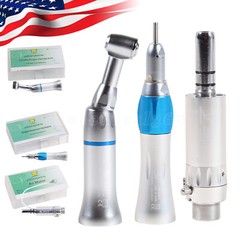 Dental Slow Low Speed Straight Handpiece Contra Angle Air Motor 2Holes 4Holes DL