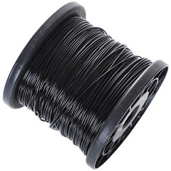 Wire Rope Stainless Steel PVC Coated 7×7 Black 1mm 1.2mm 1.5mm 2mm 3mm 4mm 5mm