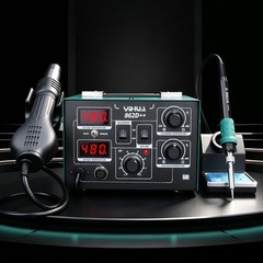 YIHUA 750W Soldering Station 2-in-1 SMD Hot Air Gun Desoldering Rework Staiton