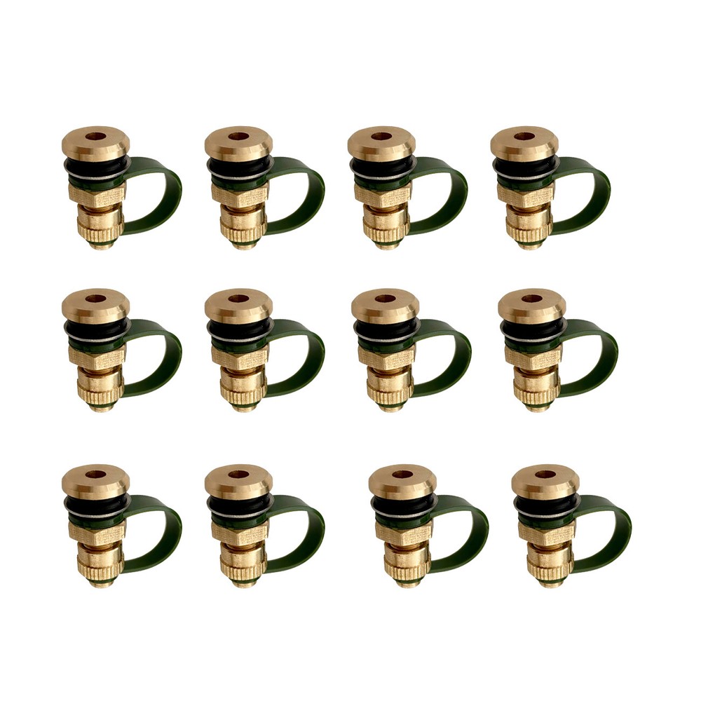 12 Pack Fuel Gas Can Vent Caps Kits Made of Durable Brass Fuel Gas