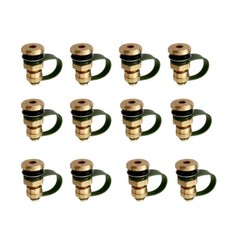 12 Pack Fuel Gas Can Vent Caps Kits Made of Durable Brass Fuel Gas