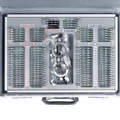 UCanSee 104pcs Optical Trial Lens Set Metal Rim Plastic Frame Aluminum Case