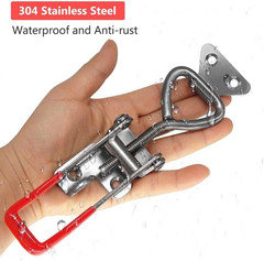4003 Toggle Latch Clamp, 304 Stainless Steel Adjustable Toggle Latches with Lock