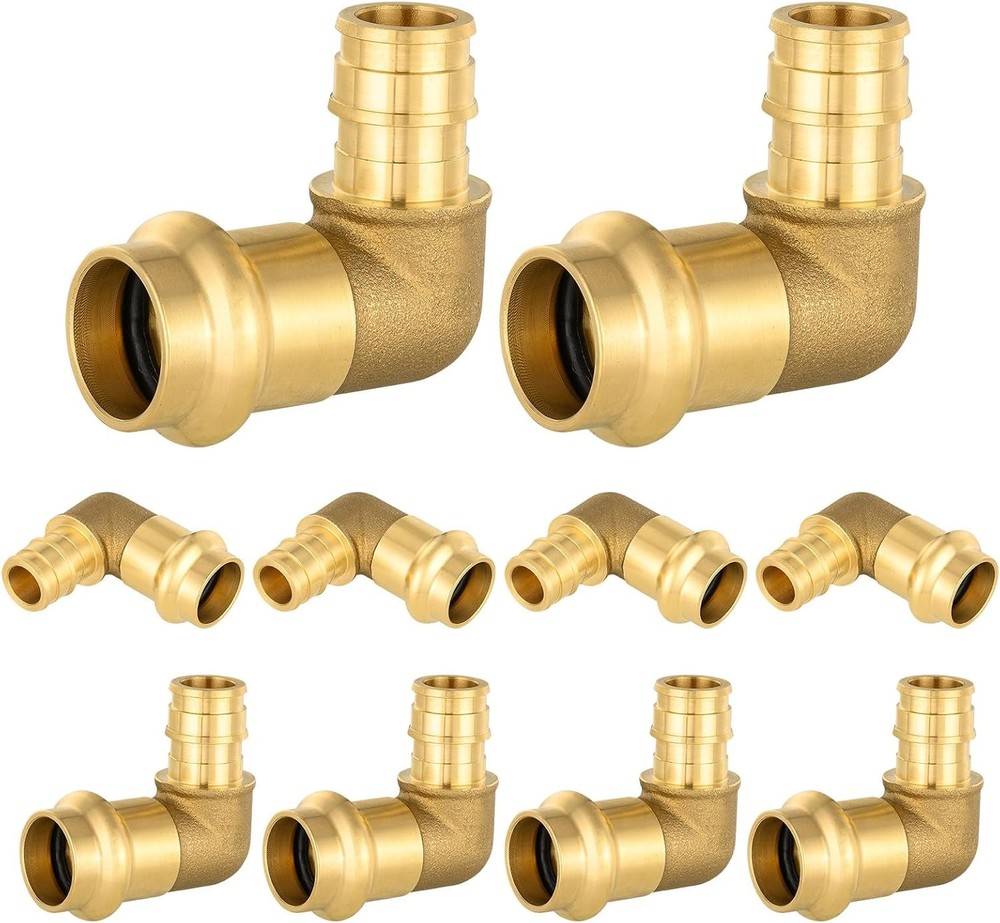 1/2″ Copper Press x 1/2″ PEX A Expansion Elbow, Pack of 10