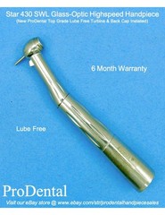 Star 430 SWL Lube Free Glass-Optic Dental Highspeed Handpiece – ProDental
