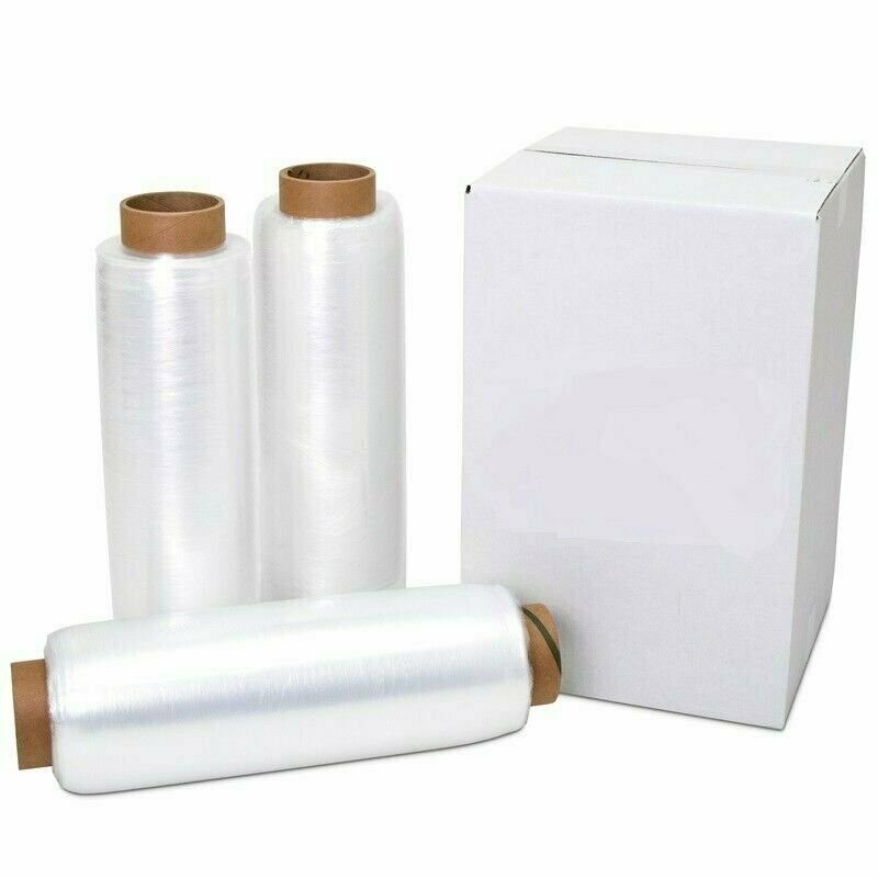 18” x 1500′ 80 Gauge 1 Roll Pallet Wrap Stretch Film Hand Shrink Wrap 1500FT