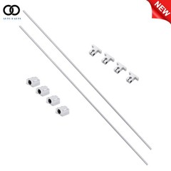 Total 8 × 750mm 2Pcs Rail Guide 4Pcs SCS8UU Ball Bearing + 4Pcs SK8 Rail Support