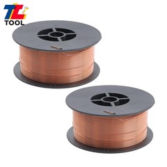 (2 Pack) 2 Lbs Roll ER70S-6 .030 Inch (0.8 mm) Mild Steel Mig Welding Wire