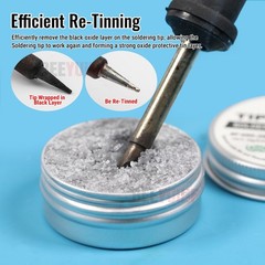 BEEYUIHF 26g Soldering Tip Tinner Activator Cleaner Refresher 5 Cleaning Sponge