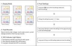 100A Single Phase Tuya WiFi AC Meter Over Under Voltage Leak Protect Prepayment