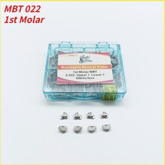 50Sets Dental Orthodontic Buccal Tube 1st 2nd Molar Tube Roth MBT 022/018 Mesh