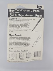 Sanford’s Expresso Extra Fine Plastic Point Pens .3mm Blue, Black NOS 1990’s
