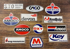 Decal Stickers Amoco Marathon Key Energy American Columbus McKinnon Devon OXY