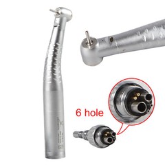 Dental High Speed Handpiece 2/4/6Holes E-generator LED /Fiber Optic /NoLED MD