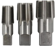 3 Piece NPT Pipe Tap Set for Plumbing, 1″ 1-1/4″ 1-1/2″ Sizes Included