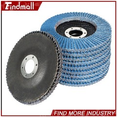 Findmall 100 Pcs 4.5” 60 Grit T29 Flap Disc Premium Zirconia Sanding Grinding