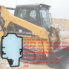 Cab Glass – Door Fits Case Skid Steer SR240  SR250  SR270  SV185 SV300  SV340