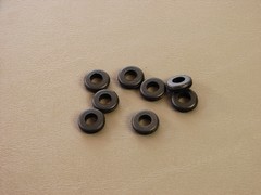 8 Pack Brand NEW Geniune ProCraft 1/4″ Black Rubber Grommets RG250/500