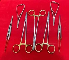 Lot of 7 Pcs V. Mueller SU16062 Mayo-Hegar and Hu-Friedy Needle Holders Mathieu