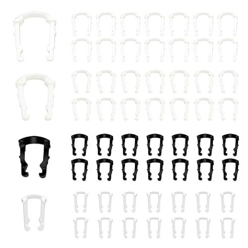 60 PCS Fuel Line Retainer Clip Assortment 4 Types 3/8″ 5/16″ 1/2″ 5/8″ OD Fuel L
