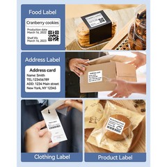 Portable Thermal Label Printer NIIMBOT B1 Bluetooth Barcode Printer 2 inch Label