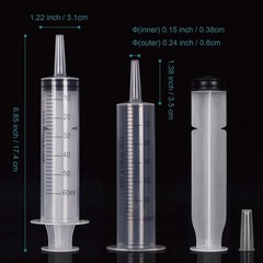 12Pack 60Ml Syringe for Liquid – Large Plastic Syringes without Needle for Jello