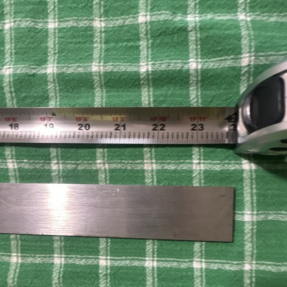 The L.S. Starrett Co. No 385 24 in Metal Straight Edge Rule, Unmarked