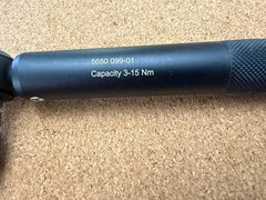 SANDVIK TORQUE RATCHET #5764228(5680-099-01) Capacity 3-15 Nm! Excellent Cond.!!