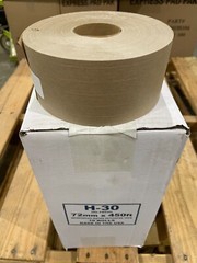 NEW Holland H-30 Water Activated Reinforced Seal Packing Tape, Brown 72MM x 450′