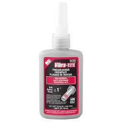 Vibra-Tite 14050 Threadlocker, Vibra-Tite 140, Red, High Strength, Liquid, 50