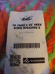 X-RIGGING RING SINGLE HEAD WHOOPIE SLING 3/4IN TREX ARBORIST CLIMBING RIGGING