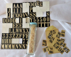 NEW Hy-Ko Vinyl Numbers and Letters Different sizes-Self Adhesive Lot-over 400!