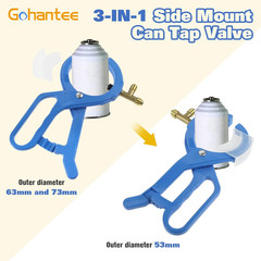R134A Can Tap, 3-In-1 Side Mount Can Tap Valve, 1/4” SAE 1/2” Thread Can Tap f