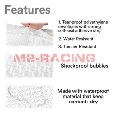 10″x14.5″ PO Poly Bubble Mailers Shipping Mailing Padded Bags Envelopes