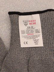 New Pair! XLarge Maxx Wear Cut Resistant gloves (CR13) Spectra Guard