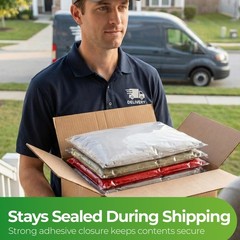 Self Sealing Cellophane Bags 9×12 Inch – 100 Count T Shirt inches, Clear