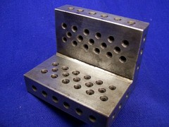 Machinist Angle Block Plate 90 deg. Precision Hardened Ground Fixture 3x3x4x1