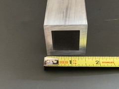 1-1/2″ X 1-1/2″ X 1/4″ Wall X 6” Long Aluminum Square Tube