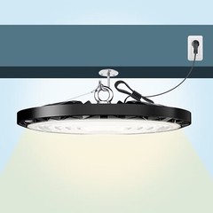 2Pcs 400W UFO Led High Bay Light Commercial Industrial Warehouse Led Shop Light