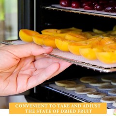 Baderke 13 x 12 Inches Dehydrator Trays fits CP267-FD – 4 Trays for Drying Fruit