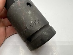 Genius Tools Genuine 3988 1 3/8″ Impact Socket 832+ Black