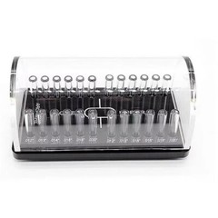 Dental Orthodontic Arch Wire Organizer Storage Box Placing Brackets Round Case