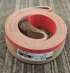 (QTY 10) VSM 284590 3″ x 132″ Ceramic Abrasive Belt 120 Grit, XK870X Series