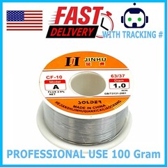 100Gram 63/37 Tin Line Soldering 10mm Rosin Core Solder Flux Welding Wire Reel