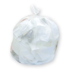 RJ Schinner Co Trash Bag Inteplast Group 16 gal. 0.50 mil 24 X 32 Inch White Sta
