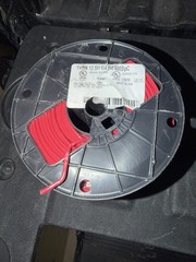 12 AWG THHN Stranded Copper Wire, Nylon Insulation, Red, 500 ft