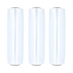 4 Rolls Hand Stretch Plastic Film Shrink Pallet Wrap 17″ X 1476 FT