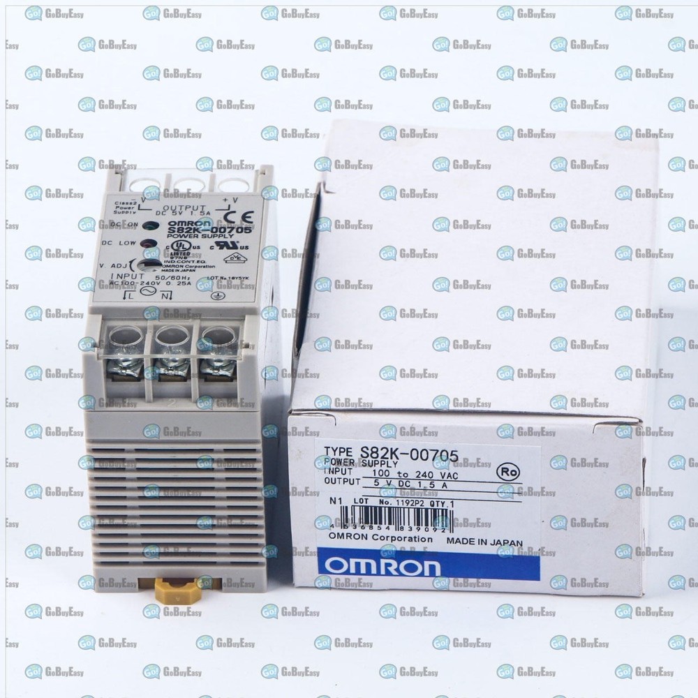 S82K-00705 100-240VAC 5VDC 1.5A switching power supply NEW #jg